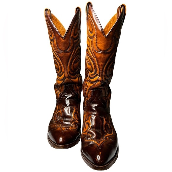 Dan Post Red Brown Boot Reddish Brown Size 8.5 - Picture 9 of 9